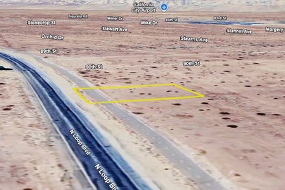 0.23 Acre California City, Kern County, CA (Commercial Lot, Power, Water, & Paved Road)