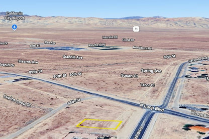 0.29 Acre California City, Kern County, CA (Power, Water, & Paved Road)