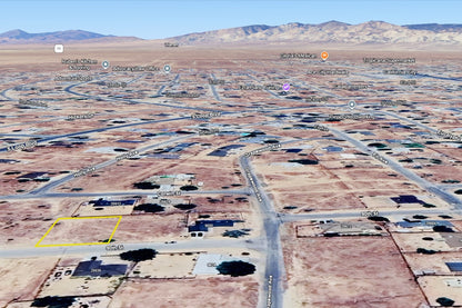 0.25 Acre California City, Kern County, CA (Power, Water, & Paved Road)