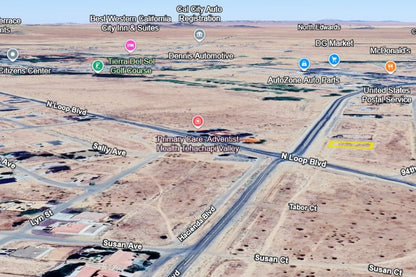 0.29 Acre California City, Kern County, CA (Power, Water, & Paved Road)