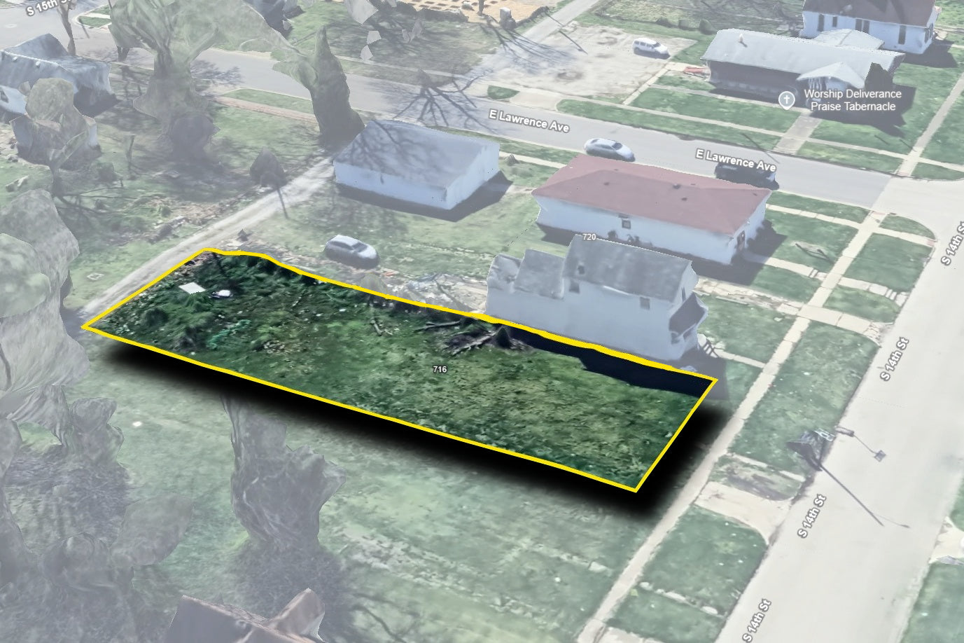 0.17 Acre Springfield, Sangamon County, IL (Power, Water, & Paved Road)
