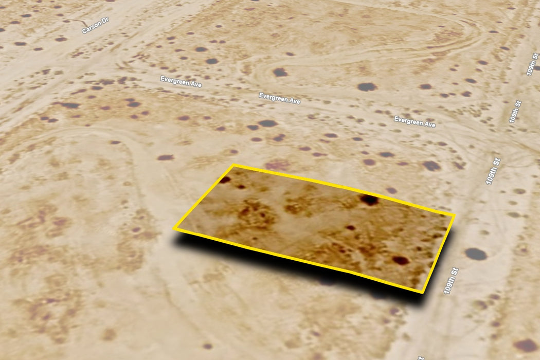 0.20 Acre California City, Kern County, CA (Power)