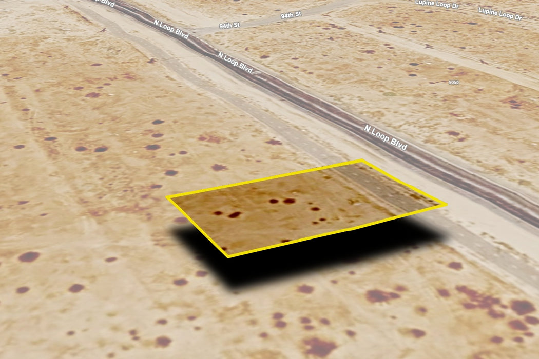 0.23 Acre California City, Kern County, CA (Commercial Lot, Power, Water, & Paved Road)