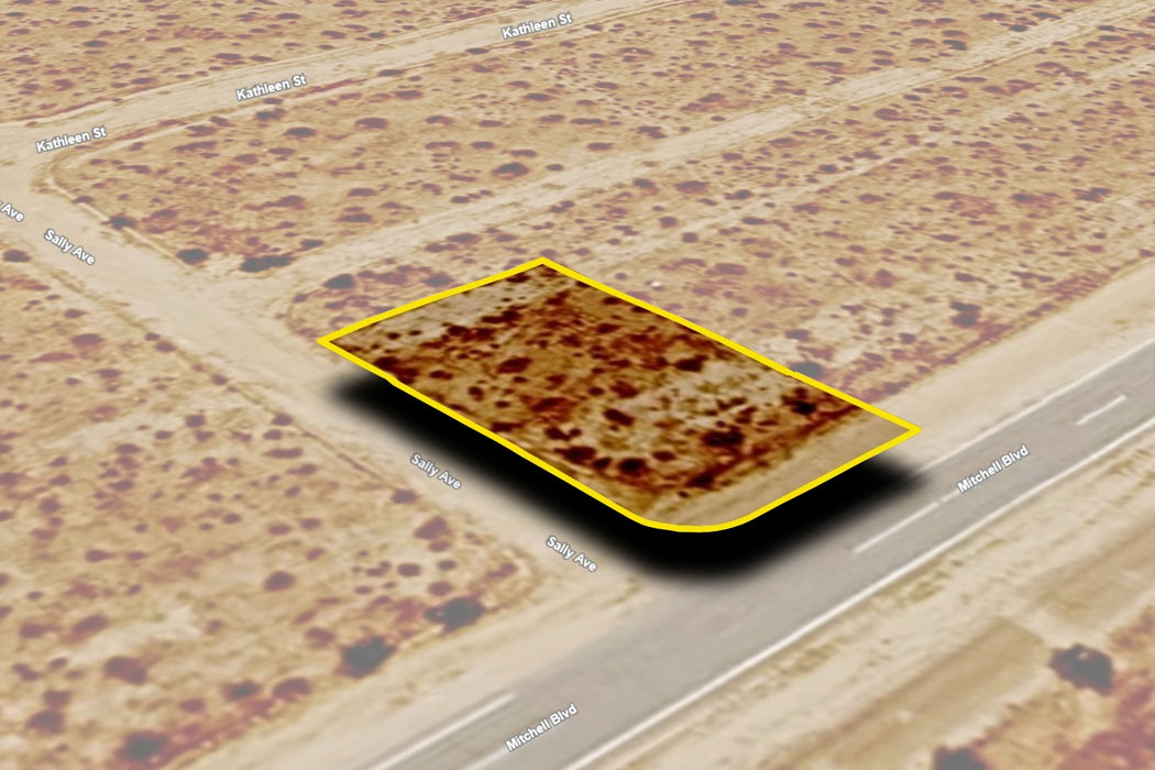 0.26 Acre California City, Kern County, CA (Paved Road)