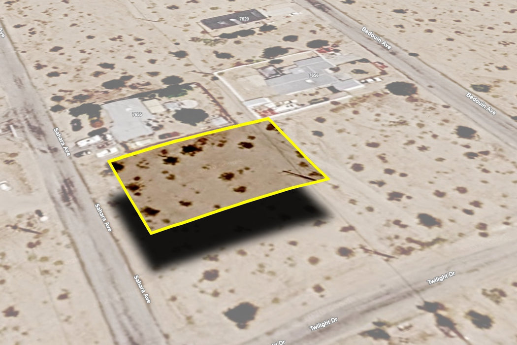 0.31 Acre Twentynine Palms, San Bernardino County, CA (Power, Water, & Paved Road)