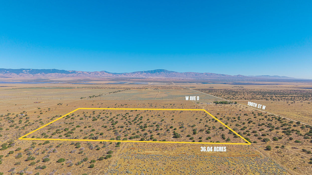 36.04 Acres Lancaster, Los Angeles County, CA