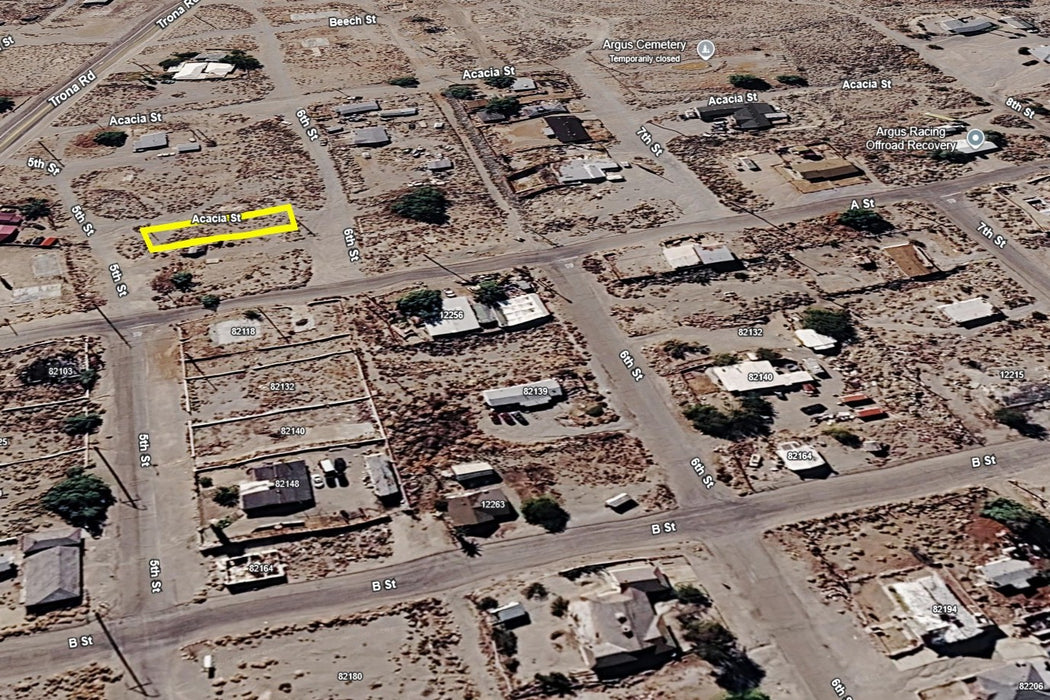 0.16 Acre Trona, San Bernardino County, CA (Power & Water)