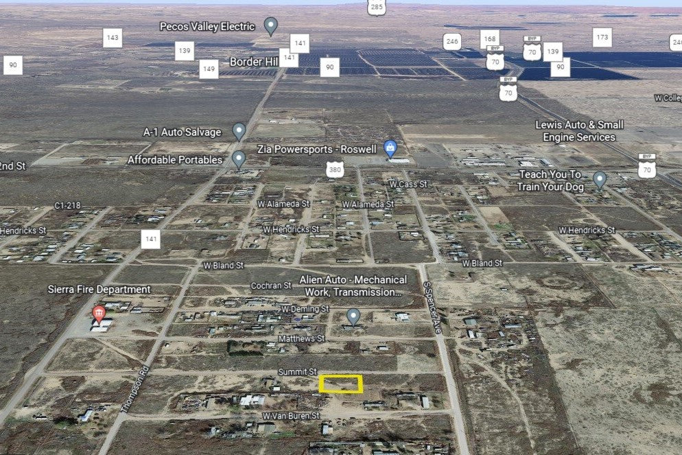 0.35 Acre Roswell, Chaves County, NM (Power)