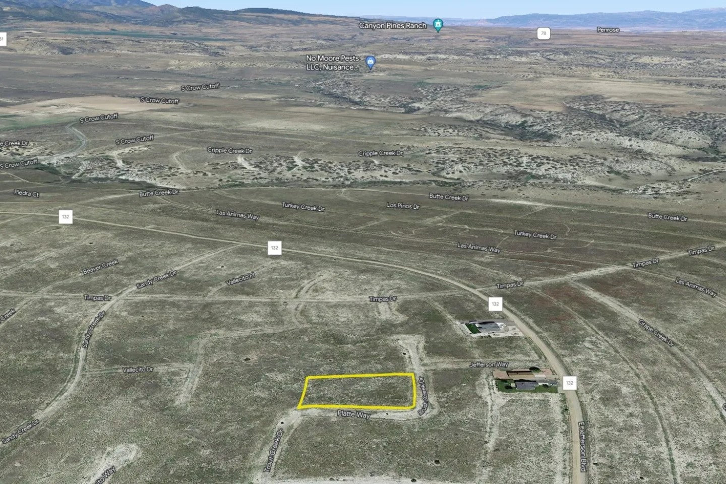 1.18 Acres Colorado City, Pueblo County, CO (Commercial Lot & Power)