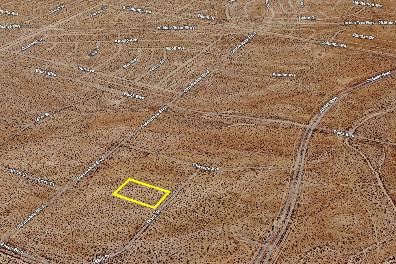 2.35 Acres California City, Kern County, CA