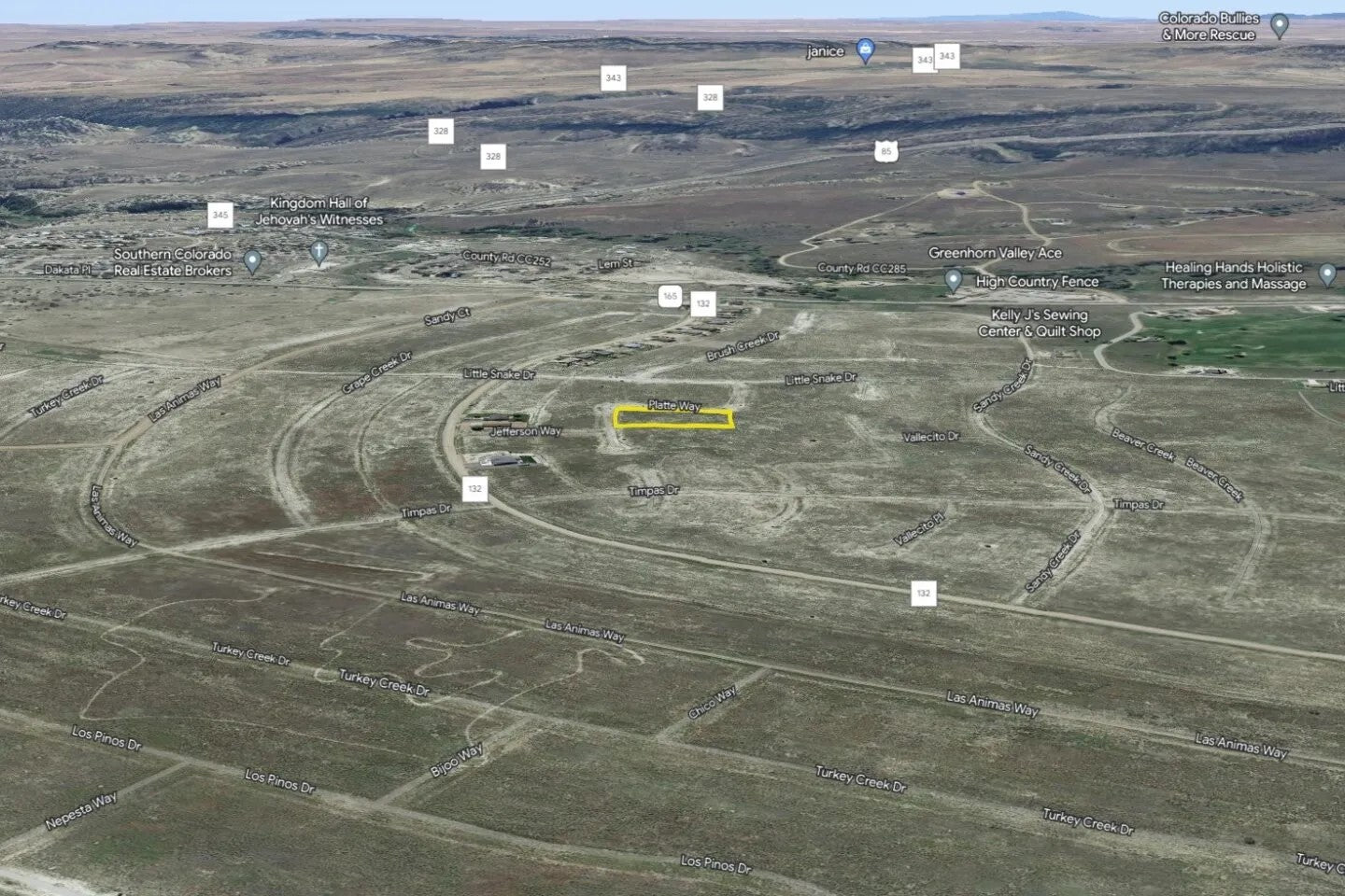 1.18 Acres Colorado City, Pueblo County, CO (Commercial Lot & Power)