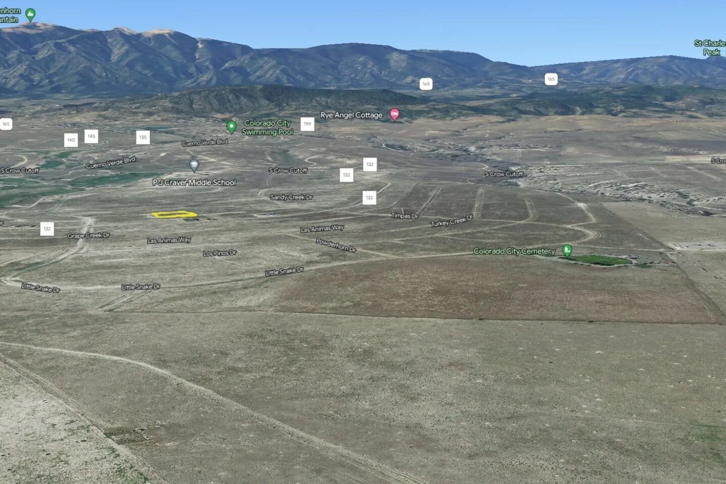 1.18 Acres Colorado City, Pueblo County, CO (Commercial Lot & Power)