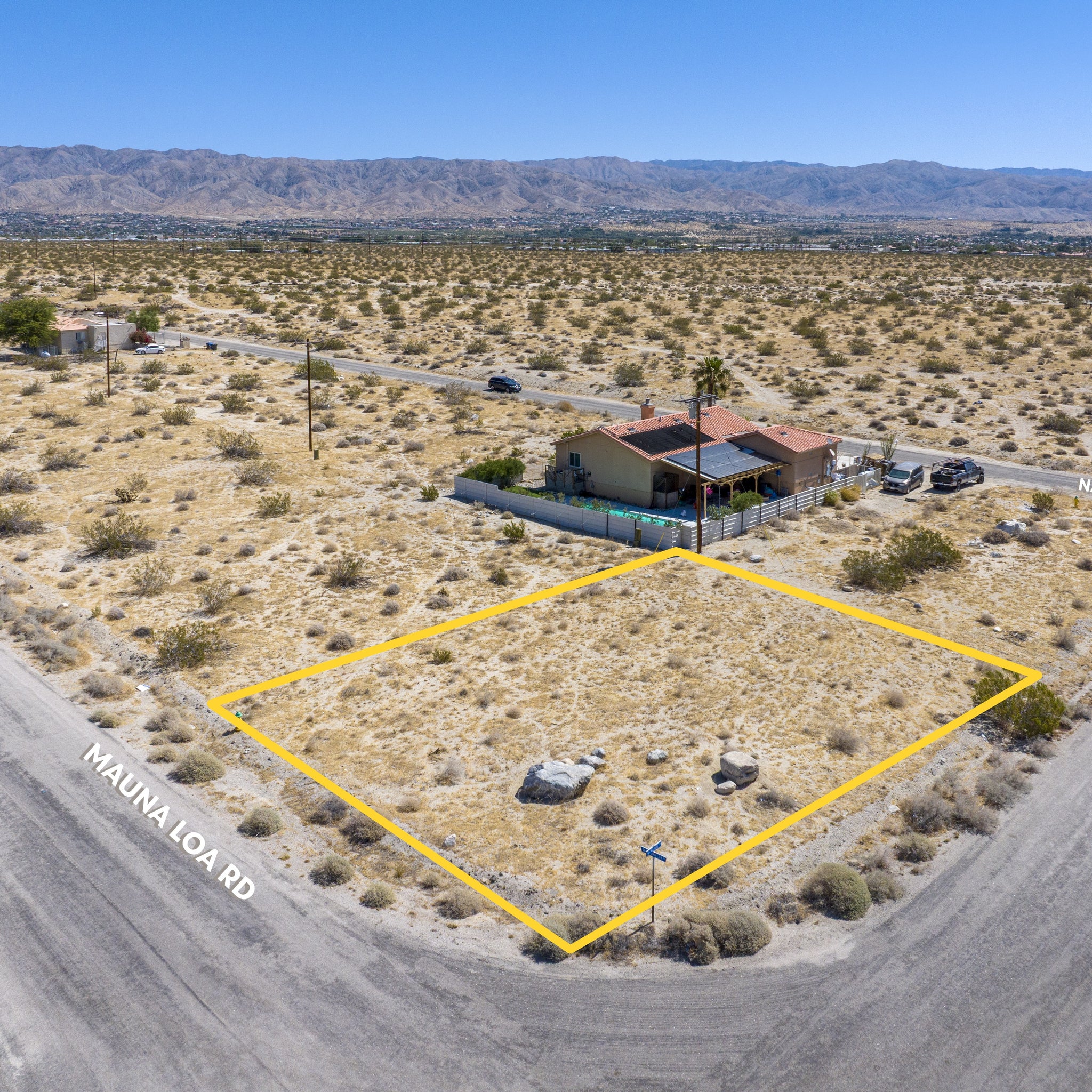 0.18 Acre Desert Hot Springs, Riverside County, CA (Power, Water, & Paved Road)