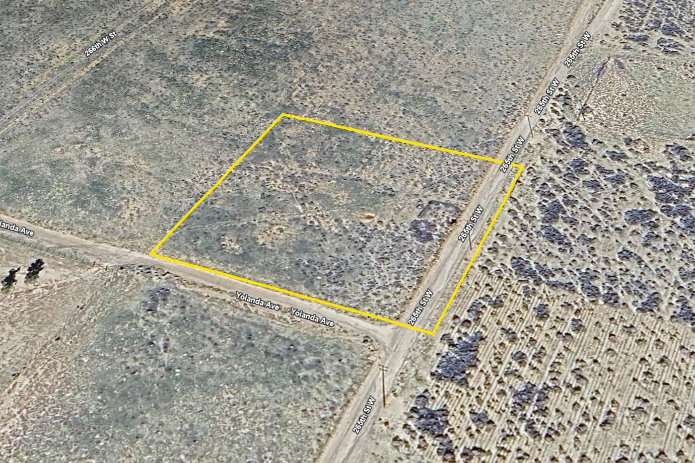 2.52 Acres Rosamond, Kern County, CA (Power)