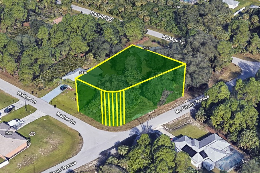 0.24 Acre North Port, Sarasota County, FL (Power & Paved Road)