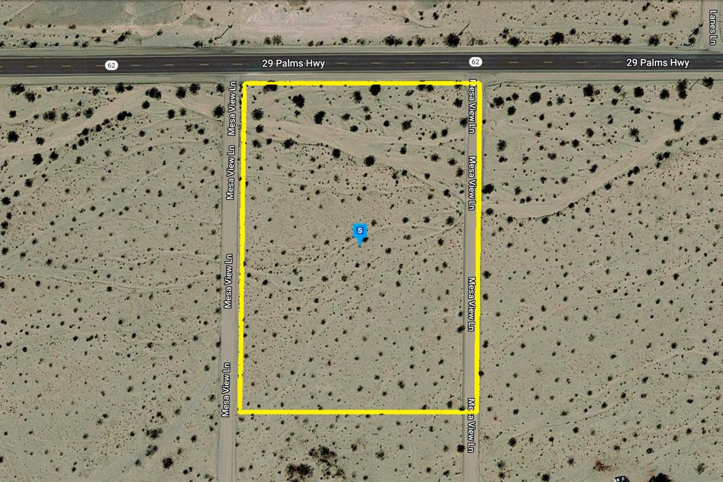 3.37 Acres Twentynine Palms, San Bernardino County, CA (Power & Paved Road)