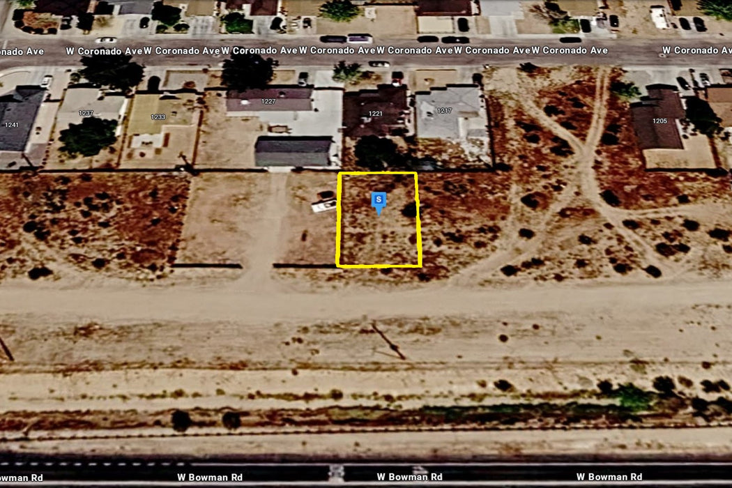 0.11 Acre Ridgecrest, Kern County, CA (Power & Water)
