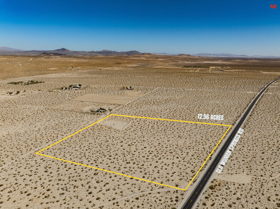 12.56 Acres Lucerne Valley, San Bernardino County, CA (Power & Paved Road)