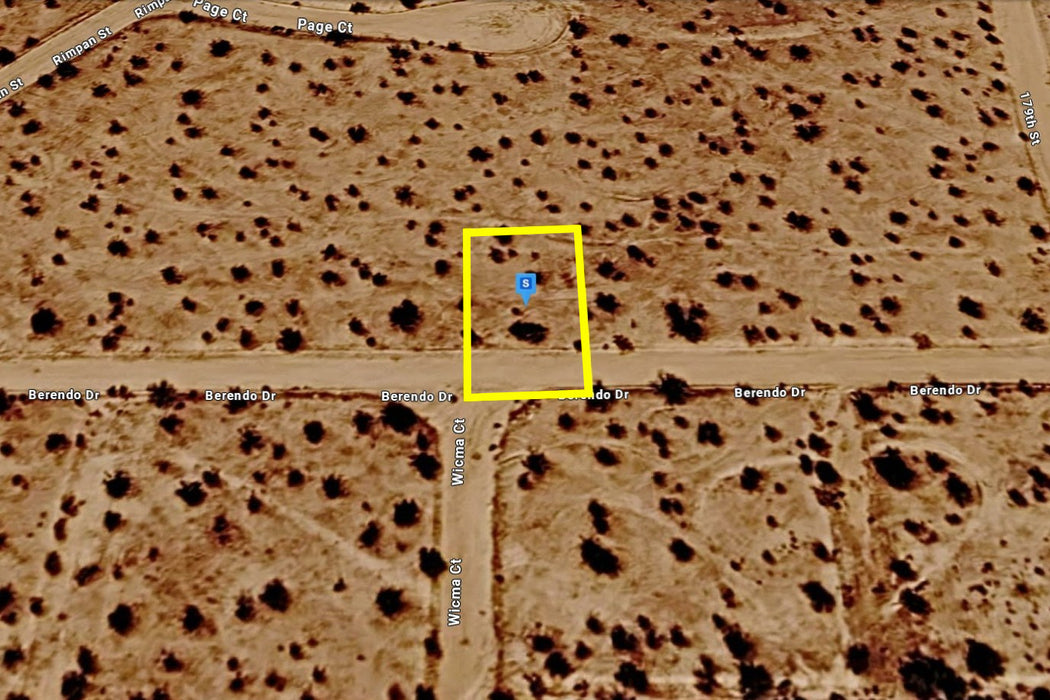 0.18 Acre California City, Kern County, CA