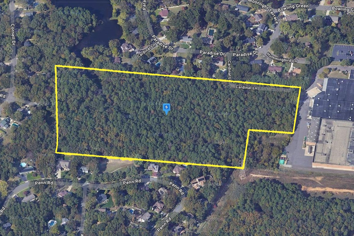 14.94 Acres Voorhees, Camden County, NJ (Power, Water, & Paved Road)