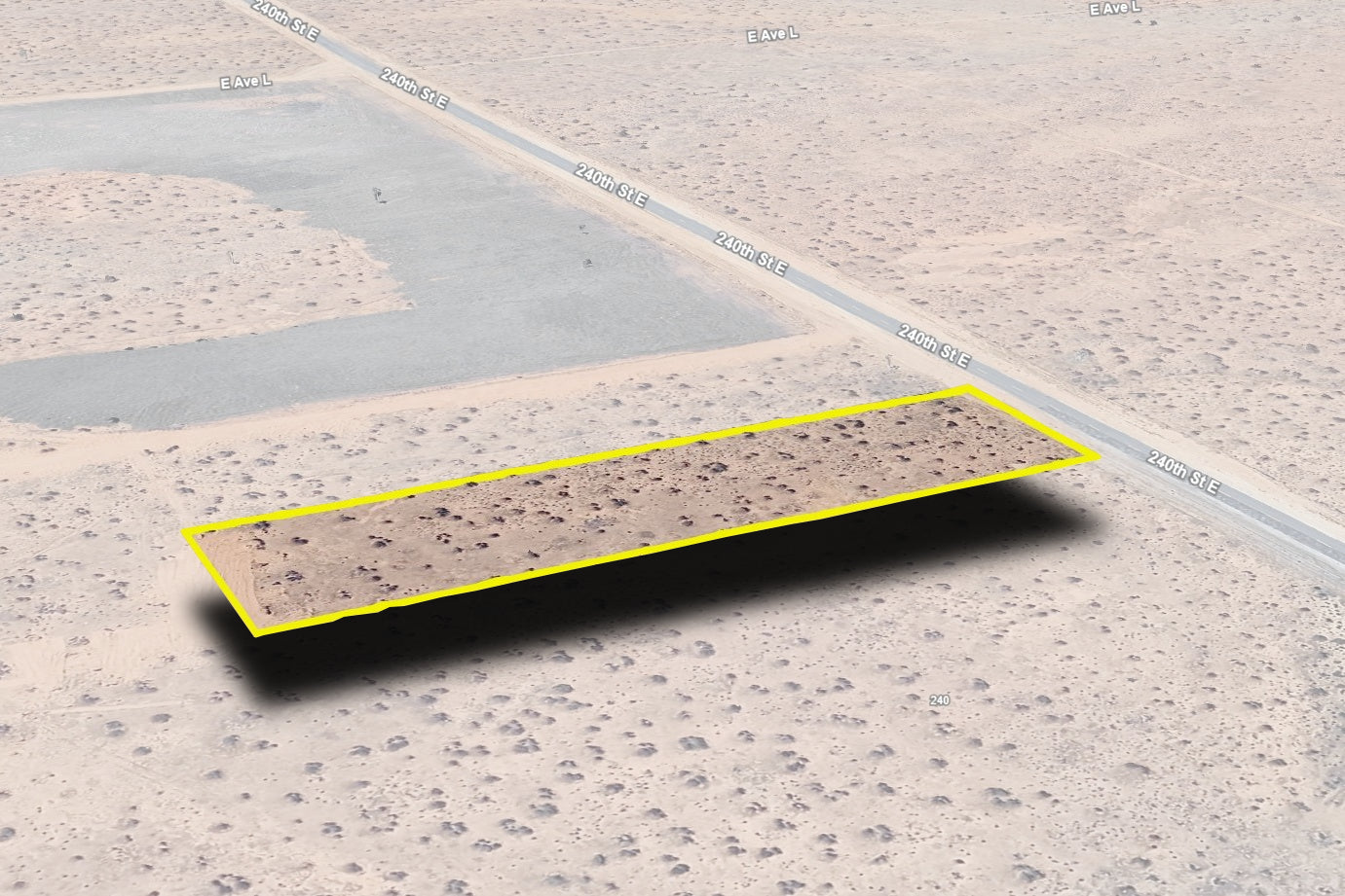 2.31 Acres Lancaster, Los Angeles County, CA (Paved Road)