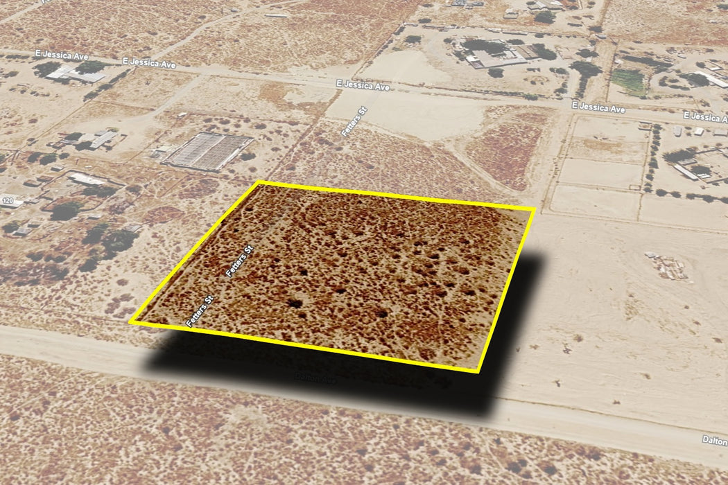 2.50 Acres Mojave, Kern County, CA (Power)
