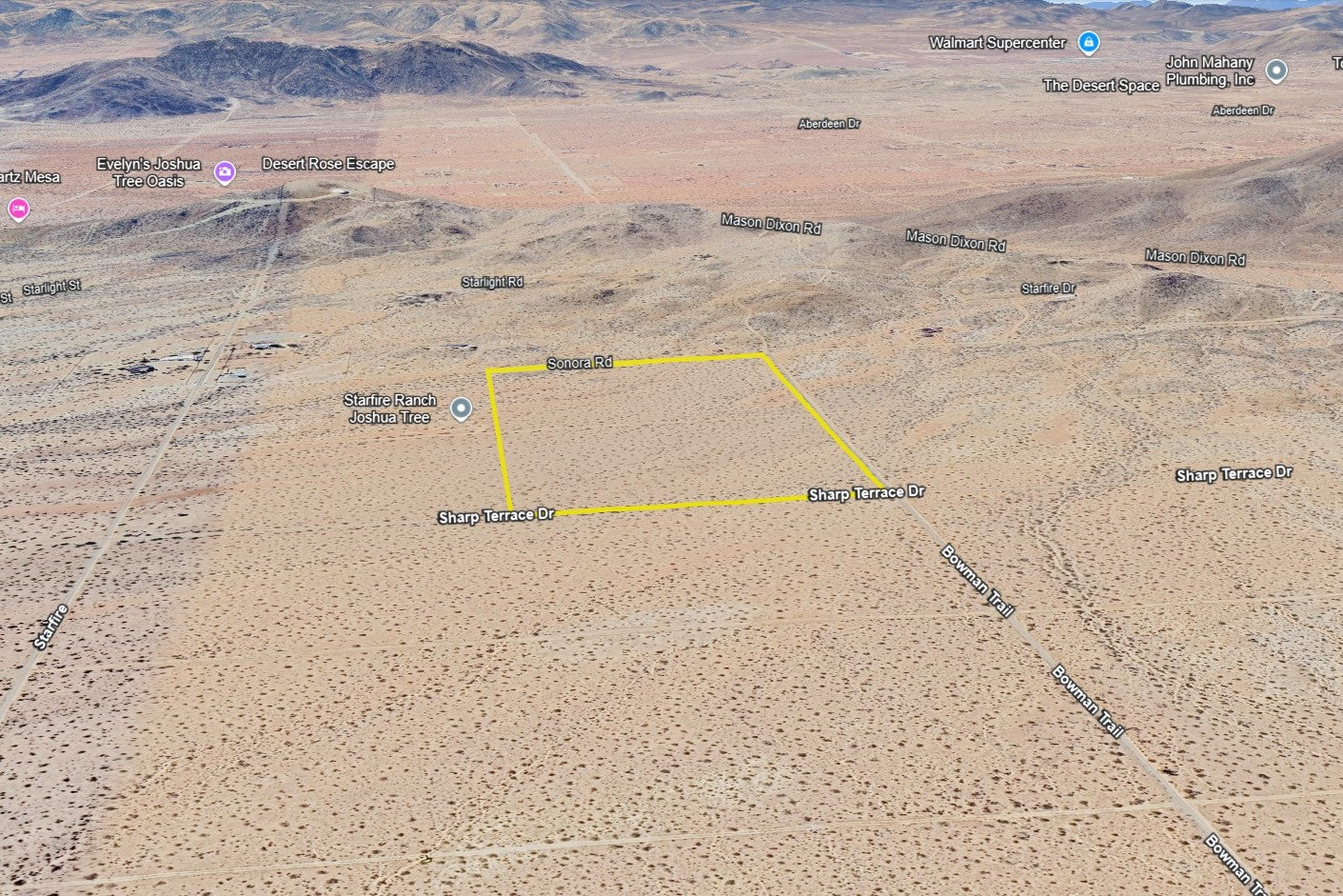 20 Acres Joshua Tree, San Bernardino County, CA