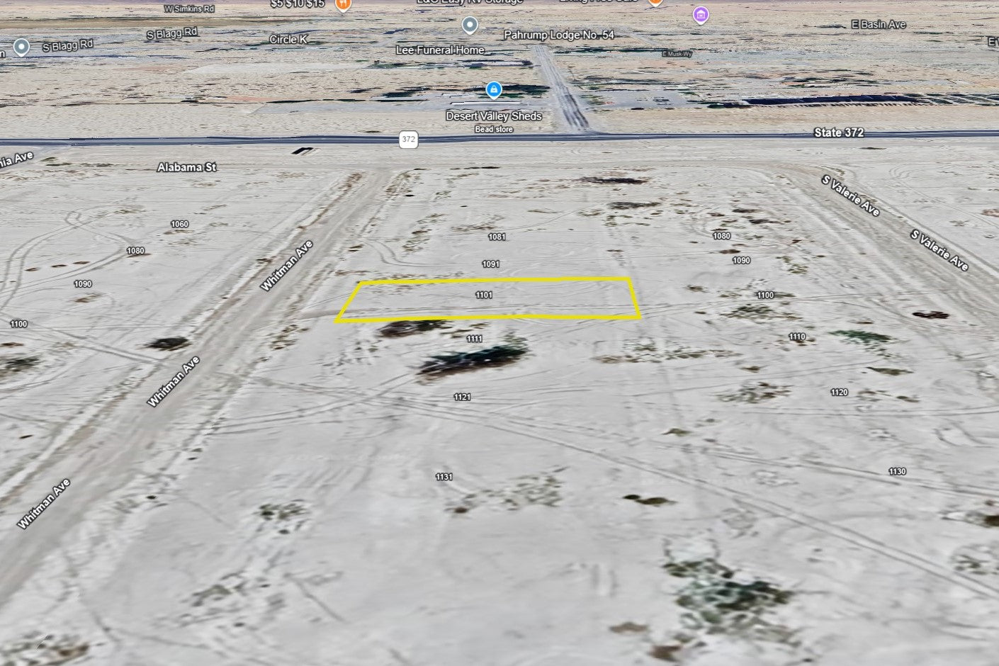 0.20 Acre Pahrump, Nye County, NV (Power)