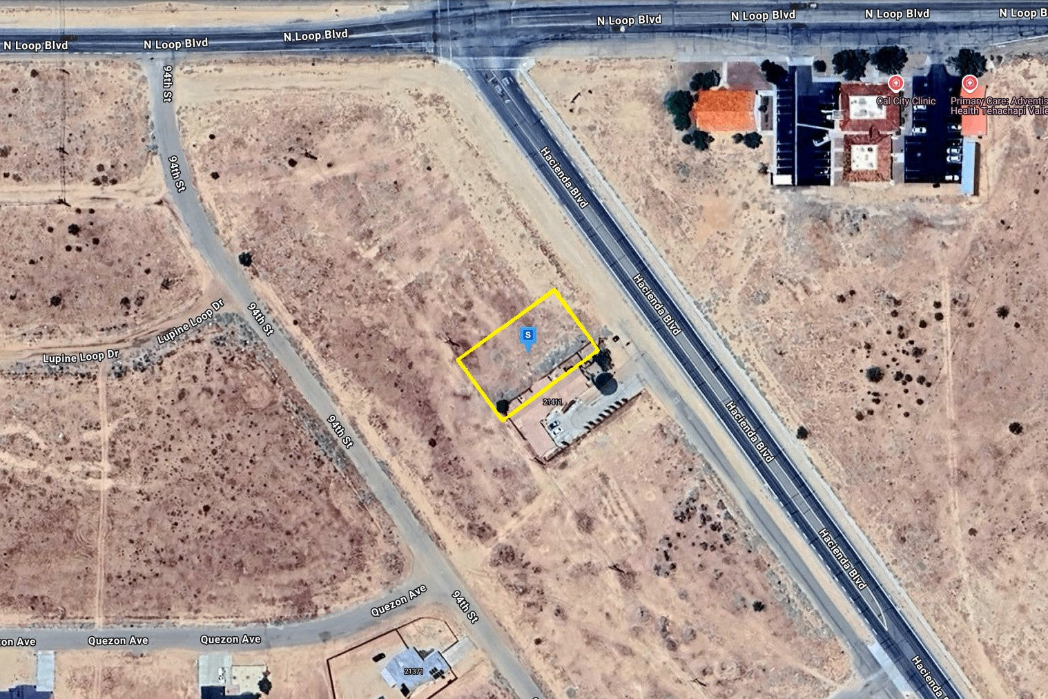 0.29 Acre California City, Kern County, CA (Power, Water, & Paved Road)