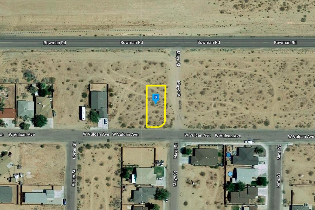 0.14 Acre Ridgecrest, Kern County, CA (Power, Water, & Paved Road)