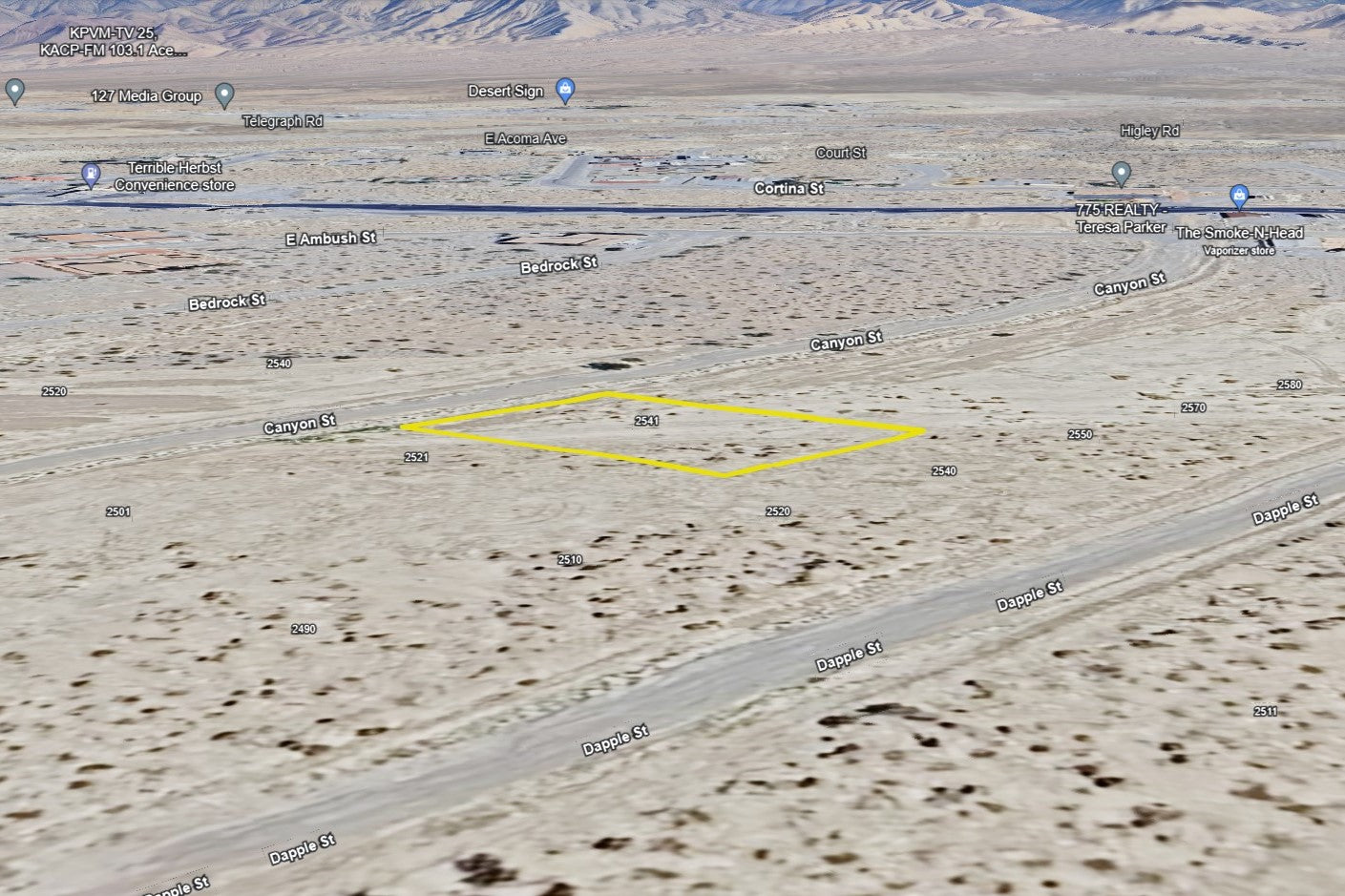 0.34 Acre Pahrump, Nye County, NV (Power)
