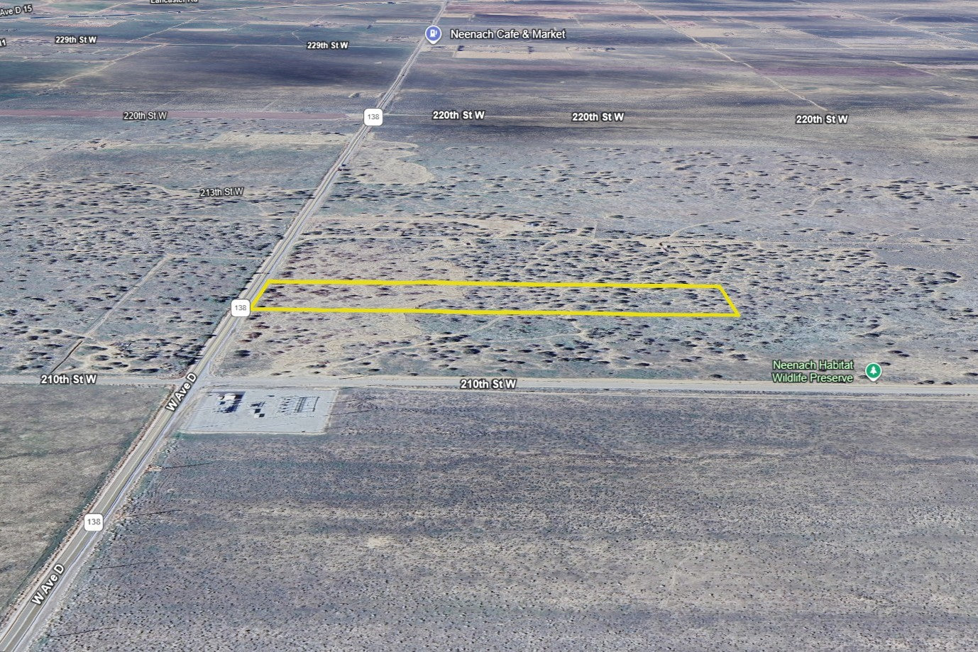 9.77 Acres Lancaster, Los Angeles County, CA (Power)