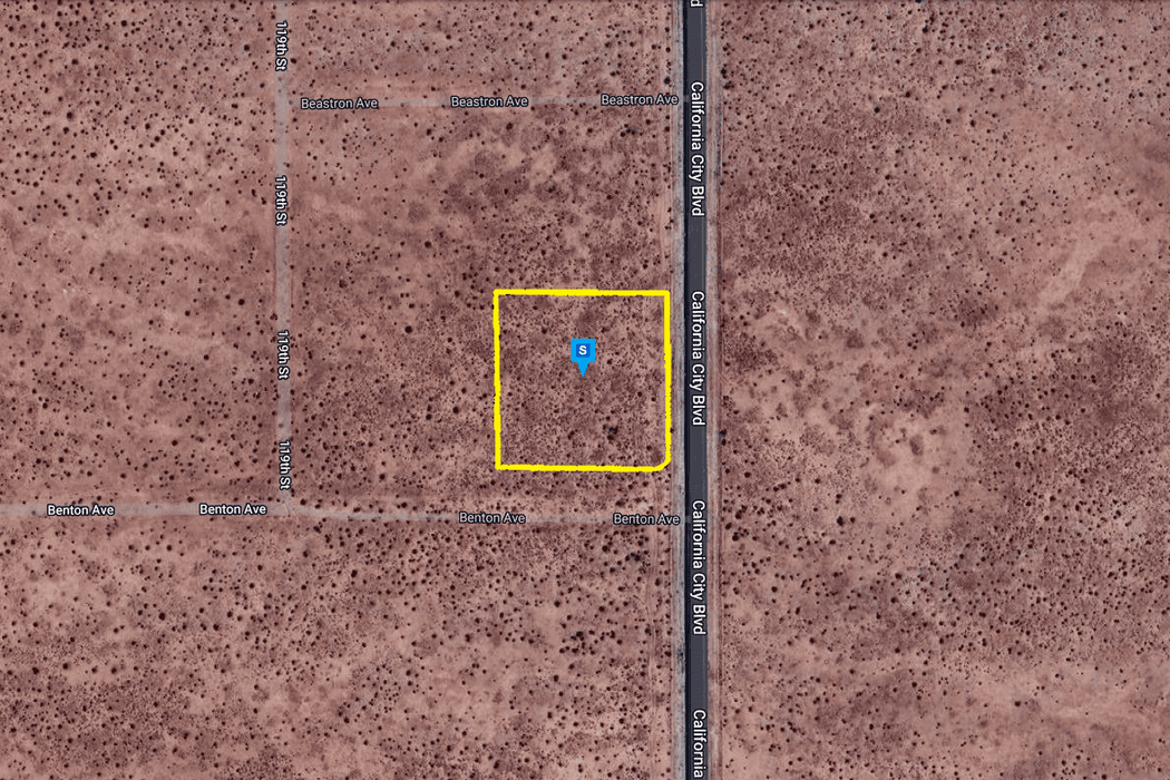 1.85 Acres California City, Kern County, CA (Paved Road)