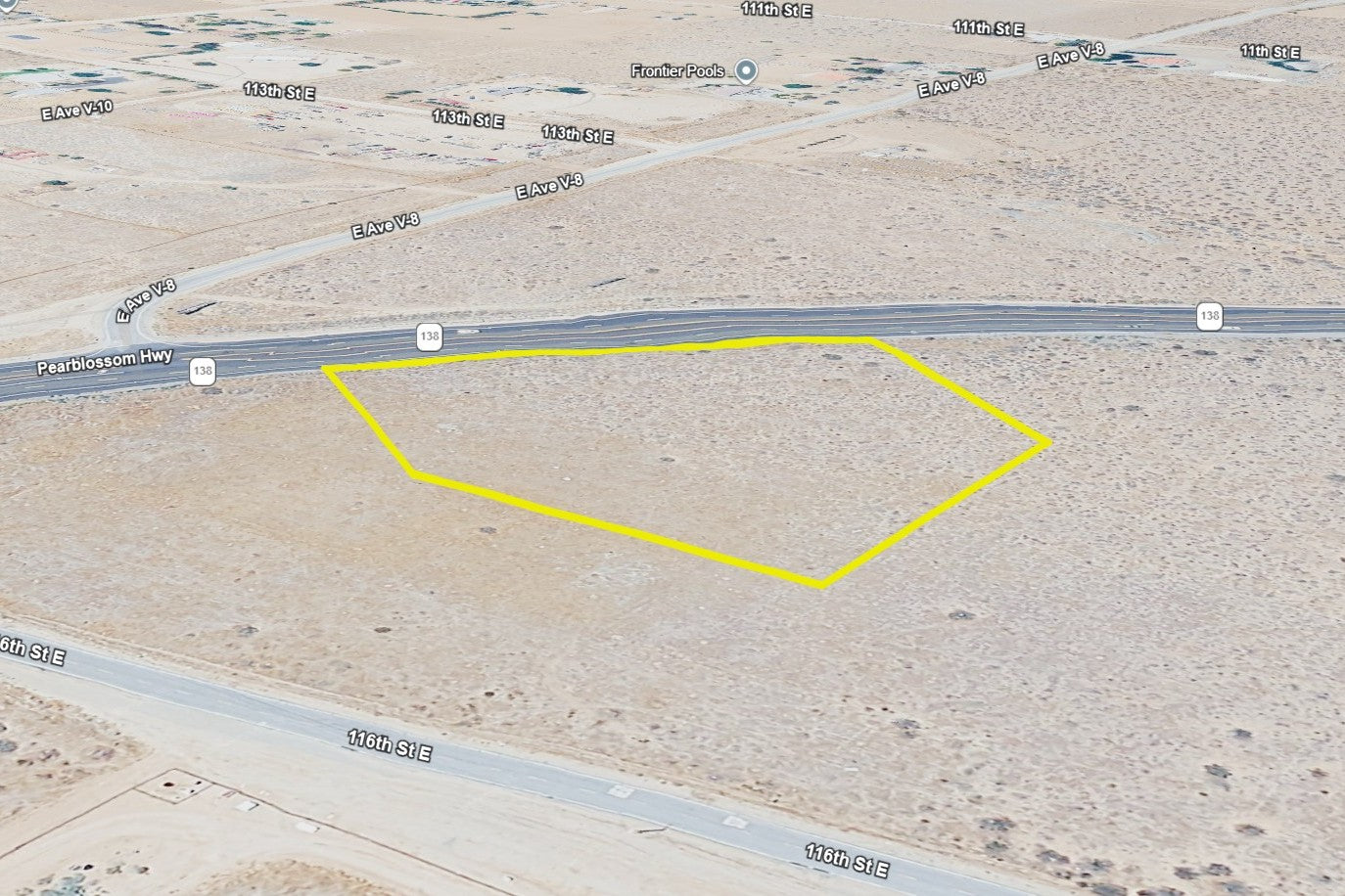 2.94 Acres Pearblossom, Los Angeles County, CA (Power & Paved Road)
