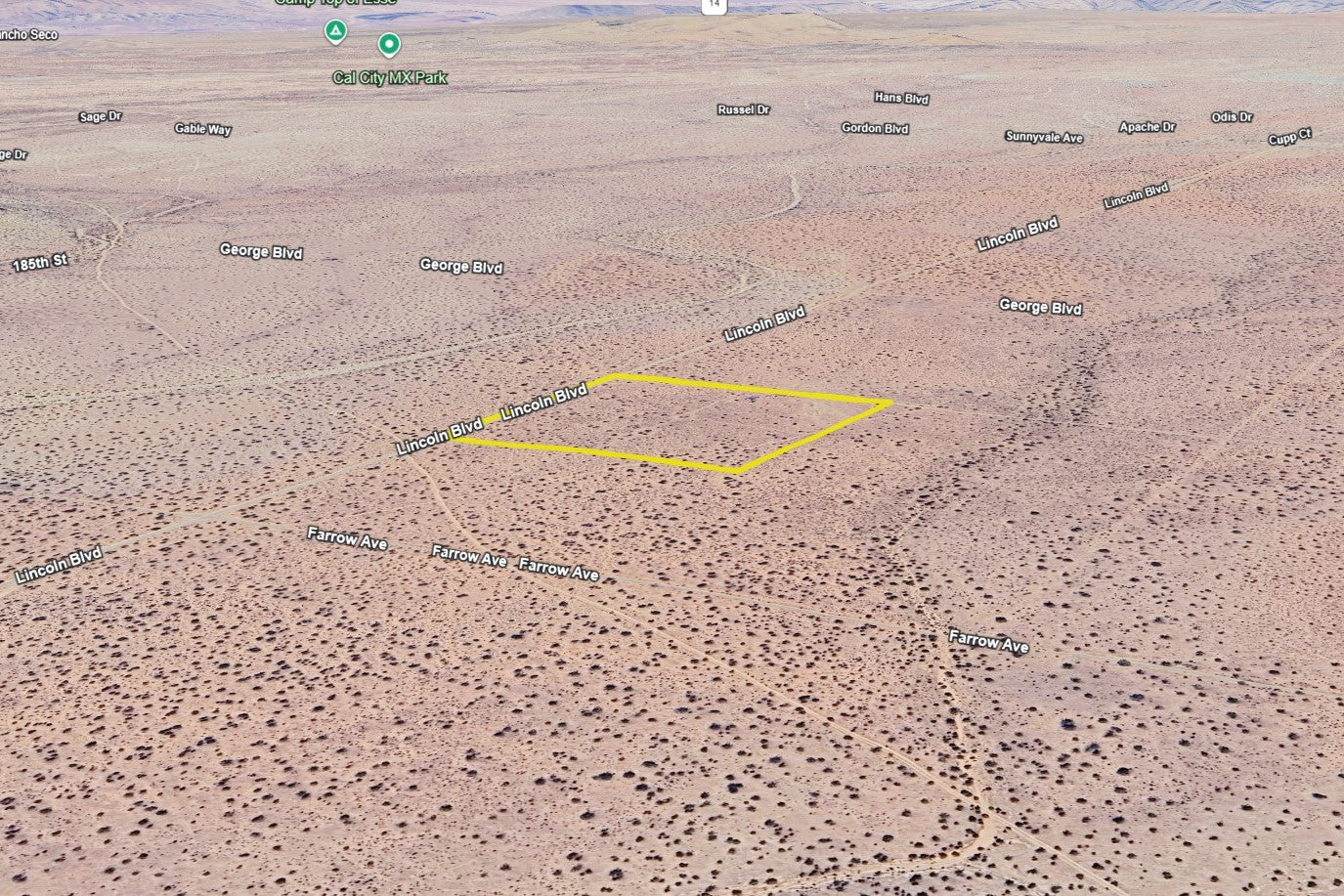 10 Acres California City, Kern County, CA