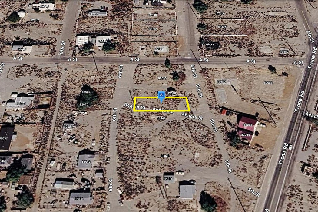 0.16 Acre Trona, San Bernardino County, CA (Power & Water)