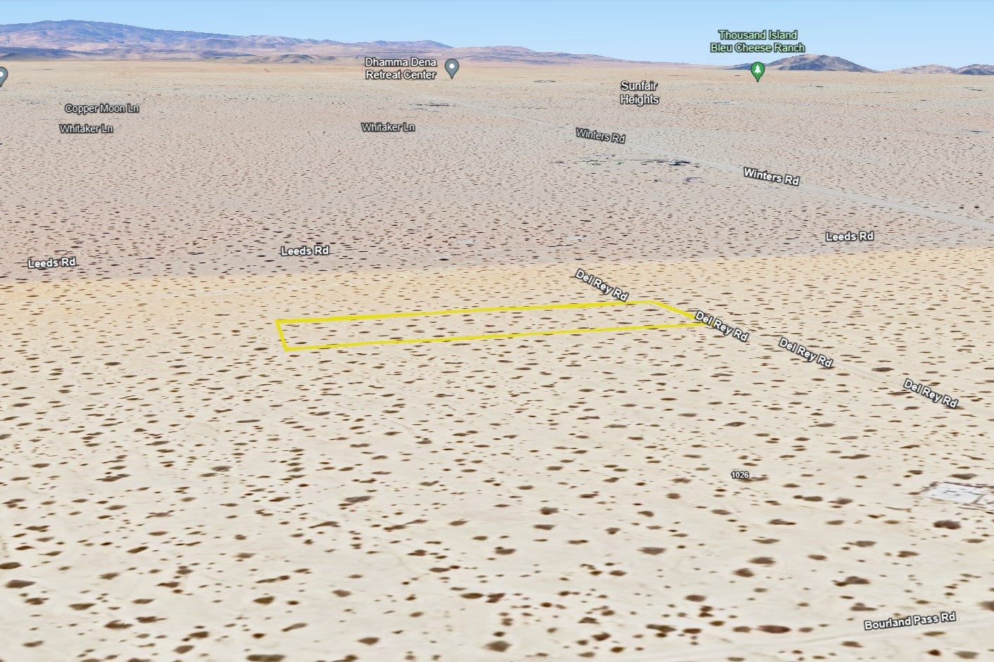 1.25 Acres Twentynine Palms, San Bernardino County, CA