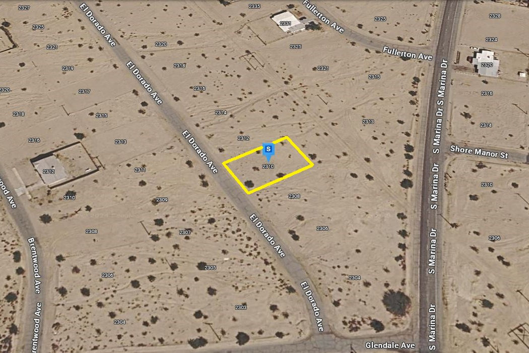 0.23 Acre Salton City, Imperial County, CA (Power & Paved Road)