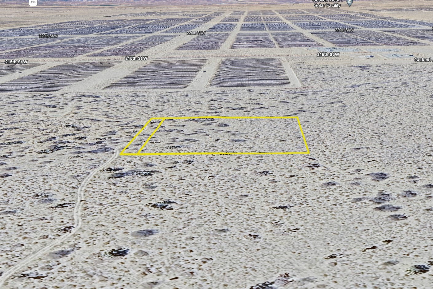 2.50 Acres Rosamond, Kern County, CA