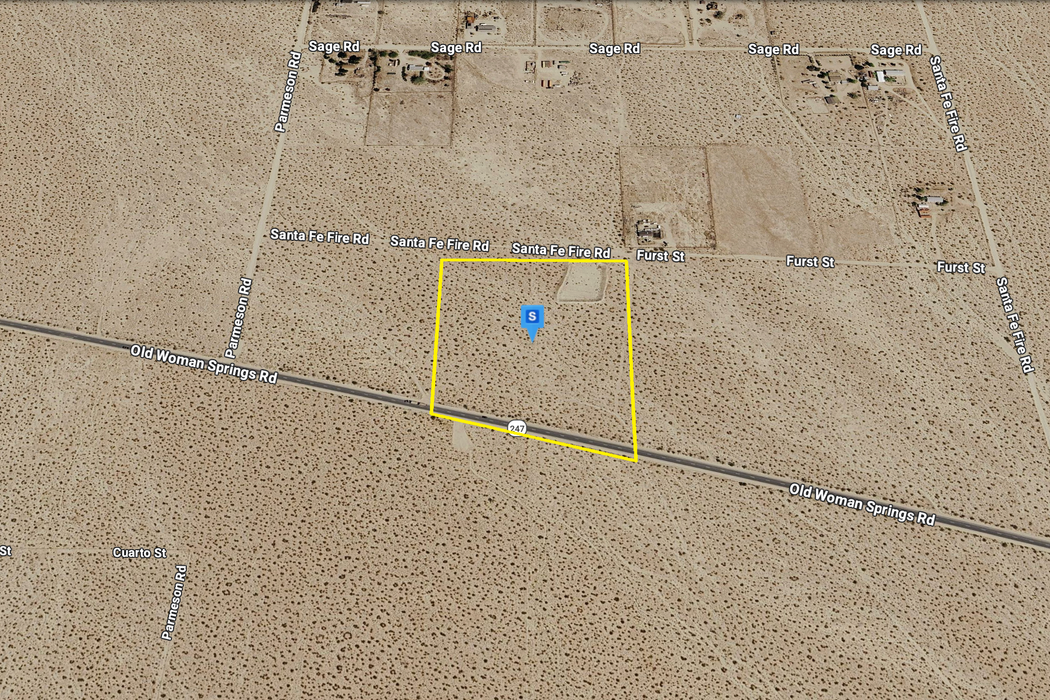 12.56 Acres Lucerne Valley, San Bernardino County, CA (Power & Paved Road)
