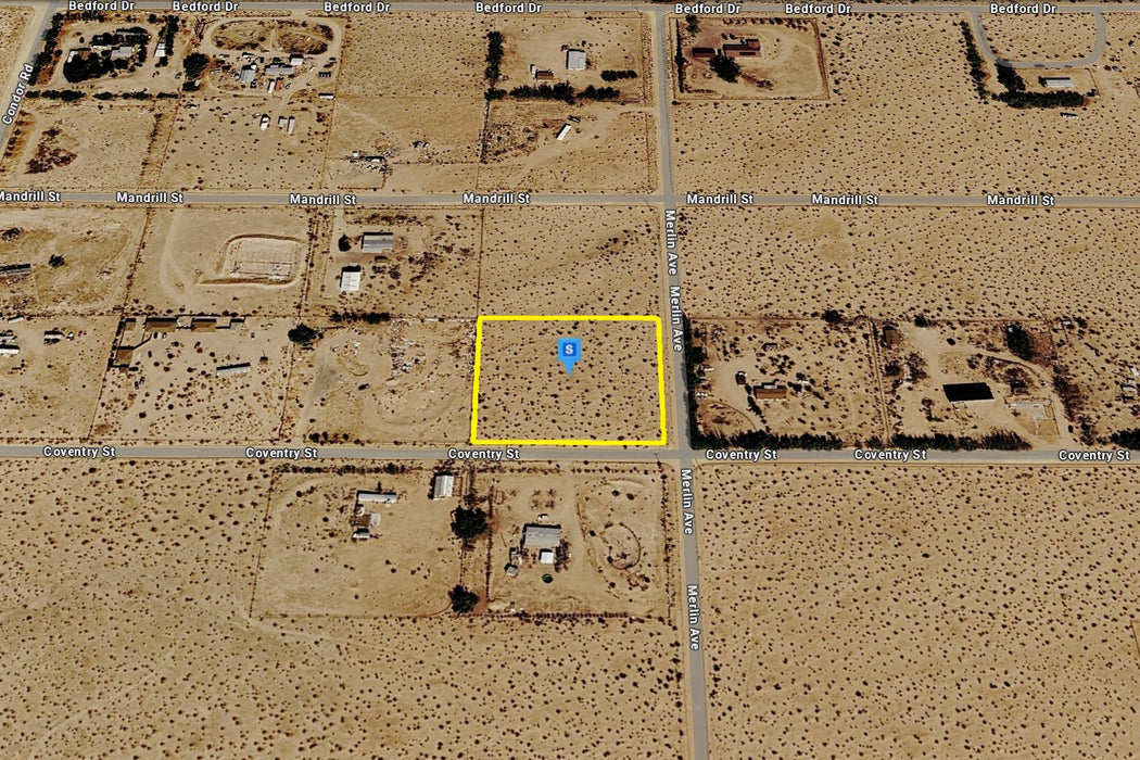 2.14 Acres Newberry Springs, San Bernardino County, CA (Power)