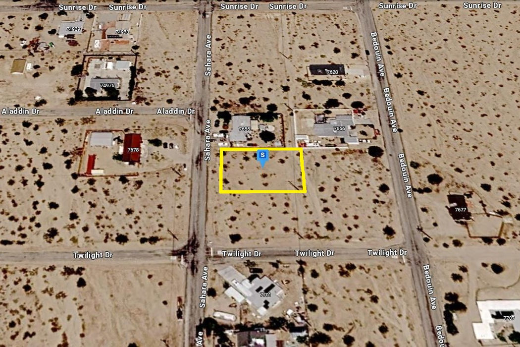 0.31 Acre Twentynine Palms, San Bernardino County, CA (Power, Water, & Paved Road)