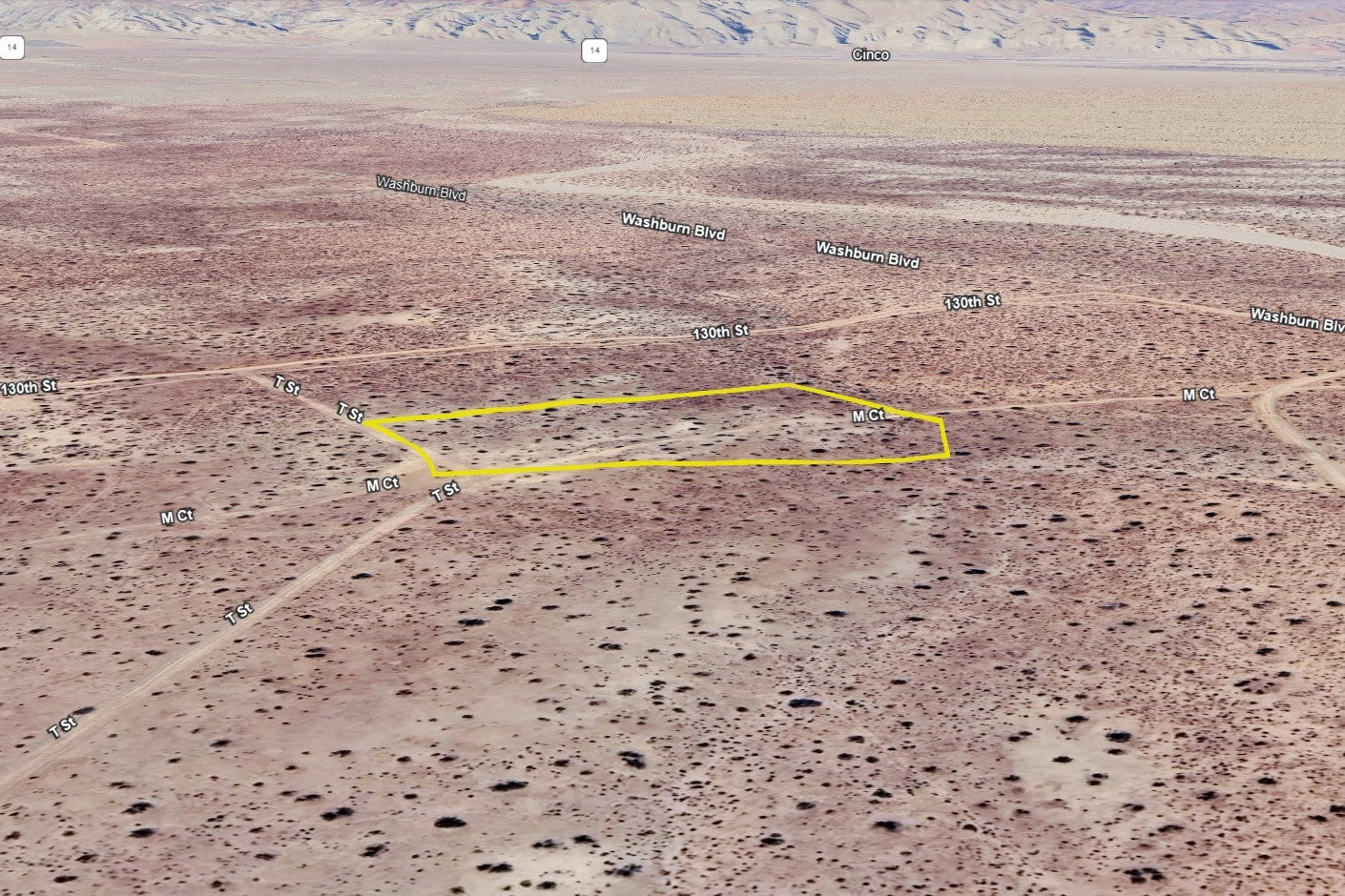 3.49 Acres California City, Kern County, CA