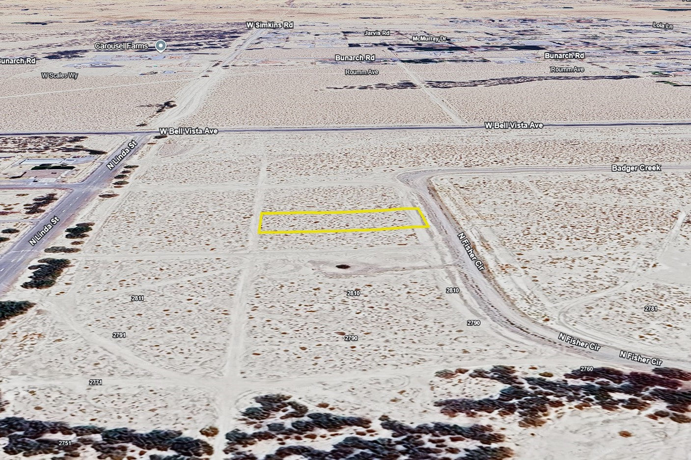 0.4610 Acre Pahrump, Nye County, NV