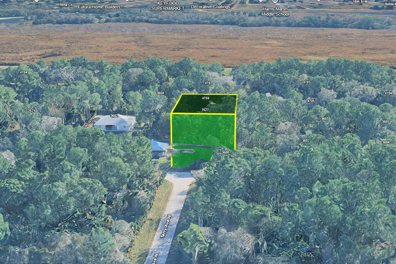 0.25 Acre Lehigh Acres, Lee County, FL (Power & Paved Road)