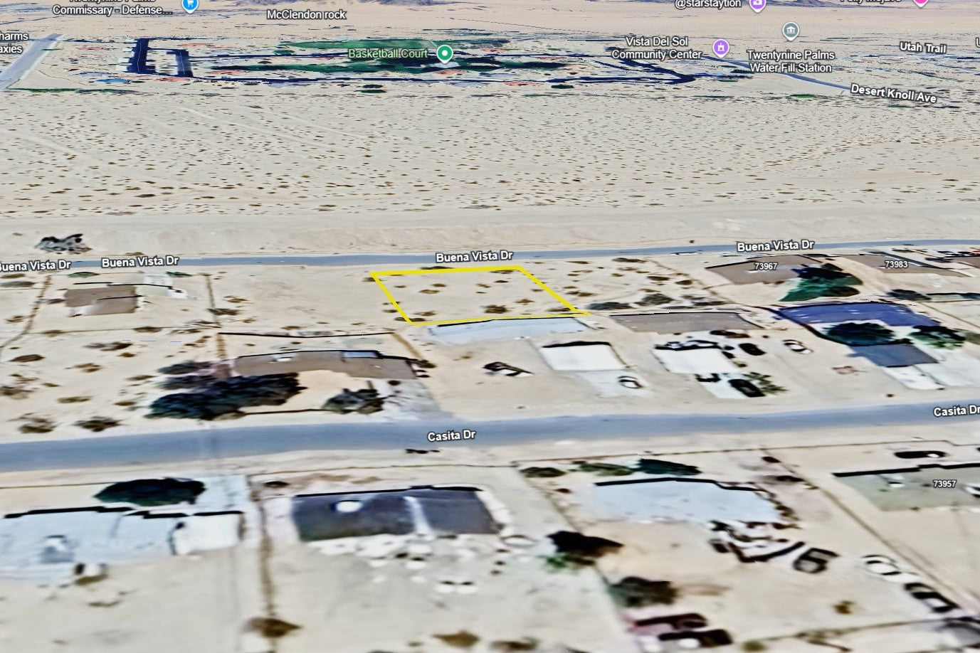 0.19 Acre Twentynine Palms, San Bernardino County, CA (Power, Water, & Paved Road)