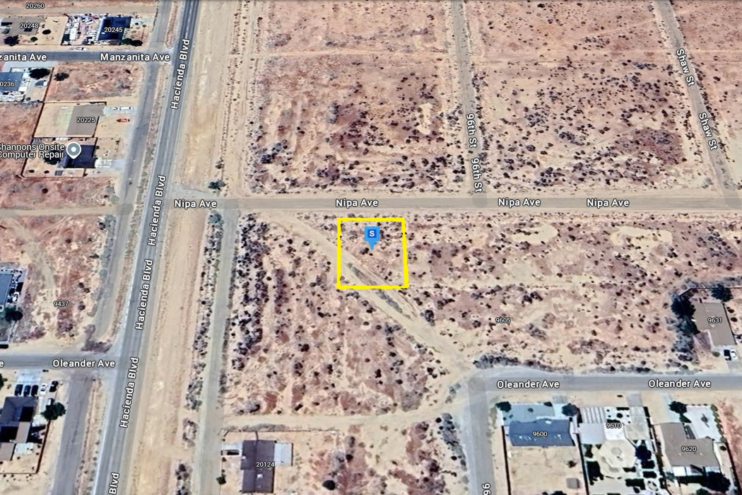 0.24 Acre California City, Kern County, CA (Power)