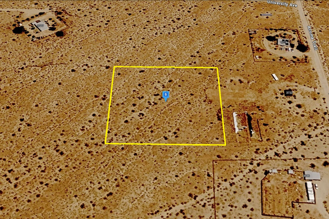 2.50 Acres Landers, San Bernardino County, CA (Power)