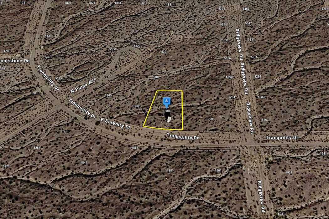 0.2730 Acre Pahrump, Nye County, NV