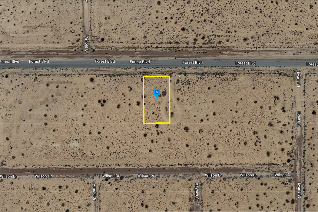 0.25 Acre California City, Kern County, CA (Paved Road)